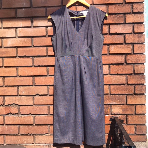 Tavan & Mitto Designer Tailored Sheer Back Dress - Picture 4 of 7